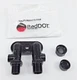 Compressor Manifold Head Adapter Assembly 3/4 x 7/8 Heavy Duty; Red Dot 75R8515