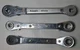 QTY 3 Yellow Jacket HVAC Offset Wrench 60613 60615 3/16", 1/4", 5/16", 3/8" (A)
