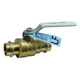 Apollo Valves 77Vlf10701 1-1/2" Press Brass Ball Valve Inline