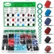 Lucstar 286 PCS Car A/C Caps, R12 R134a Air Conditioning Service 286PCS 