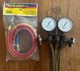 JB Industries Manifold Gauge 4-Valve - R-22/12/502 + Set of new Hoses