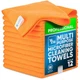 Superior Quality Microfiber Towels 16x16 Inch 12 Pack