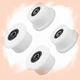 4 SET Total Gym Wheels/Rollers , Fits Models 1000,  1500  White  A