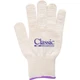 Deluxe Roping Gloves Medium 12 Pack White Purple Superior Rope Feel