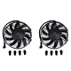 2PCS Cooling Fans VA11-AP7C-57A 78-1375 78-1185 For Thermo King V-Series 12V