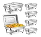 8 Pack Stainless Steel Chafer Chafing Dish Sets Catering Food Warmer 8 QT