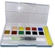Superior&reg;️ 12 Watercolor Palette & Waterbrush - Rich & Vibrant Colors