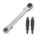 Hvac Service Wrench Refrigeration Ratcheting Wrench 3/8 1/4 5/16 3/16 Ac W Tool