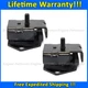 K0192 Front Left&Right Engine Motor Mount Set 2PCS For 90-92 Daihatsu Rocky 1.6L