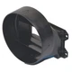 DAYTON 6WZP2 Round Duct Connector,6In,Polypropylene 6WZP2