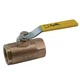 Apollo Valves 7010101 1/4" Fnpt Bronze Ball Valve Inline