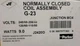 PARKER G-23 NORMALLY CLOSED COIL ASSEMBLY 9.0 WATTS  240-208/120-110
