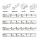 Ductless Mini Split Line Set Cover Kit, Weather Resistant, 3" x 7.5 ft.