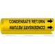 BRADY 5664-II Pipe Mrkr,Condnsate Return,26in H,12in W 14H810