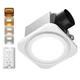 Bathroom Exhaust Fan with Light, 80 CFM 1.0 Sones, Ceiling Mounted Retrofit V...