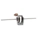 362A, Century, 1/10 HP, 1075/4 Spd, 115 Volts, Fr:42, Dbl shaft, Fan Coil, SS362