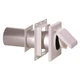 No Pest Vent 4 In. J Block Or Wide-Mount Dual Door Wall Vent In White