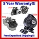 M587 Fits 07-10 Ford Edge/Lincoln MKX 3.5L Motor & Transmission Mount Set 3pc