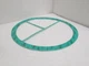 191697 New-No Box; Eriks RGNAC4401012CT0015X13 Rib Gasket; 13"ID; 15"OD