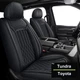 For Toyota Tundra Crew Cab 2022-2026 Car Seat Covers 5-Seat Protector Pad Black