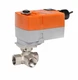 BELIMO 3-Way Actuated Control Ball Valve | 1/2" FNPT | 24V AC/DC | Cv 0.8