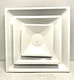 Metalaire 5700-6 10/24 01 24" X 24" White Ceiling Diffuser 10" Neck HVAC A2A