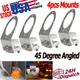 4 Set Watermelon Light Frame Bracket Angled Mount 45 Degree, NOT Included Lights
