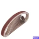 12 Pack of 1x30 Inch Aluminum Oxide Sanding Belts - 80 Grit Superior Performance