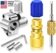 A/C Retrofit Valve Kit-Refrigerant Retrofit Valve Set, with R12 to R134A Low Sid