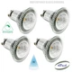 4 Pack LED Spot Lamp Bulb GU10 GU5.3 Lamp base 110V 5W,Replace Halogen MR16 Lamp