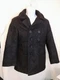 US Navy Youth Pea Coat Jacket SZ L Black Wool Anchor Buttons 088-15012 Military