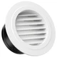 Hon&Guan 6'' Soffit Vent Exhaust Vent, 6 Inch Round Air Vent Dryer Vent Soffi...