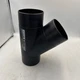 POWERTEC Dust Y-Fitting 4 Inch Black 70106 Durable ABS System Expansion