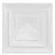 American Louver - STR-C-10W-FR - 10 in White Fire Rated Diffuser