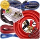 Complete 5000 Watts  0 Gauge Amplifier Installation Wiring Kit Amp PK1 0 Ga Blue