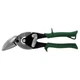MIDWEST Aviation Snip - Right Cut Offset Tin Cutting Shears with Forged Blade &