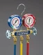Yellow Jacket 42004 Series 41 Manifolds w/ 3 - 1/8" (80 MM) Gauges