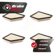 Engine Air Filter (4 Pack) For 2010-2017 Chevrolet Equinox GMC Terrain