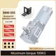 DC 12V 24V 5840-555 Dual-Shaft High-Torque Worm Gear Reducer Self-Locking Motor