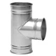 Nordfab 8040304766 Round 12"Dia 20"L 90 Degrees  Steel Tee Branch, 12 In Duct