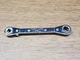 YELLOW JACKET 60613 Ratcheting Wrench,Head Size 5/16 x 3/16 in - 1/4 x 3/8