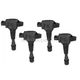 4x Genuine Ignition Coil ZJ20 18100 ZJ20-18-100A For 2011-2014 Mazda 2 1.5L L4