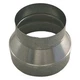 Greenseam Grr14p12pga26 Round Duct Reducer, 14 In X 12 In Duct Dia, Galvanized