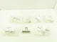 INFICON 304 Stainless Pipe Tee Vacuum Fitting DN 16 ISO-KF 16mm  LOT OF 7