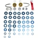 RACE TECH Rebound Gold Valve Fork Kit - Gold - FRGV S02