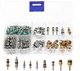 134pcs Assorted A/C Schrader Valves R134a Kit 11 Kinds of AC Valve Core