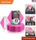 12 Pack Self-Adhesive Acoustic Panels for Superior Soundproofing - Pink Hexagons