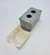 Hoffman 783510-5802 2-Hole Push Button Enclosure Light Gray NEMA Type 13 E-2PB