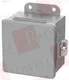 HOFFMAN A-4044CH  Metallic Cont. Hinge Junction Box 4x4x4 Enclosure-Clamp Cvr. -
