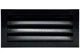 HVAC Premium 16"W x 8"H Aluminum Exterior Gable Louver Vent for 16 x 8, Black